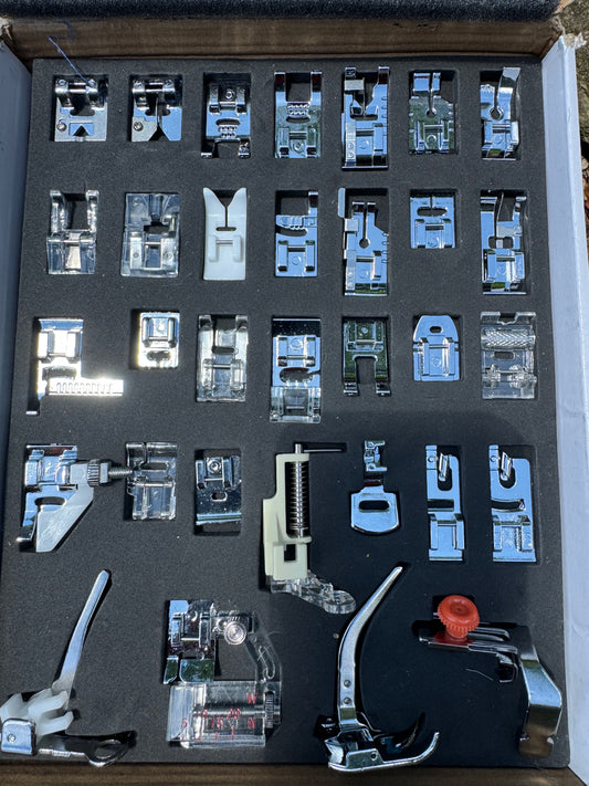 Sewing Presser Foot Set - 32 Piece